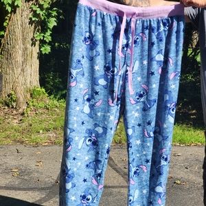 Stitch Disney womans pajama pants. Size XXL